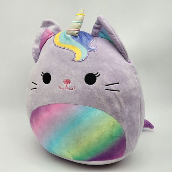 Squishmallows Clarice The Caticorn Large 14" Soft Plush - Picture 1 of 9